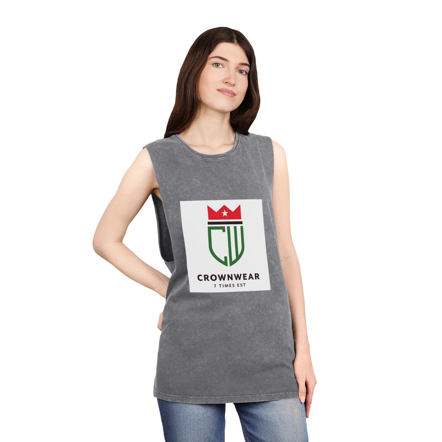 Unisex Stonewash Tank Top