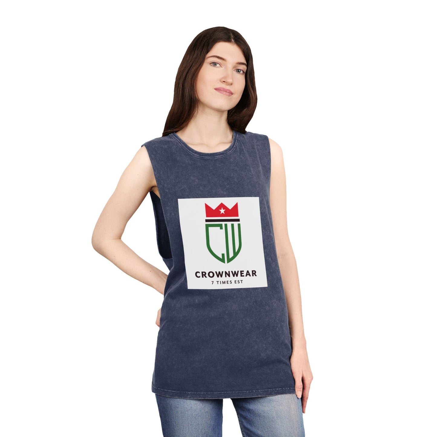 Unisex Stonewash Tank Top