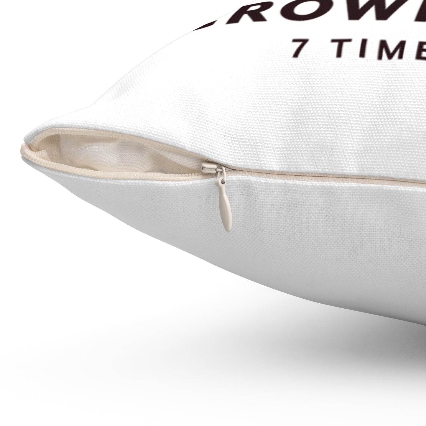 Spun Polyester Square Pillow