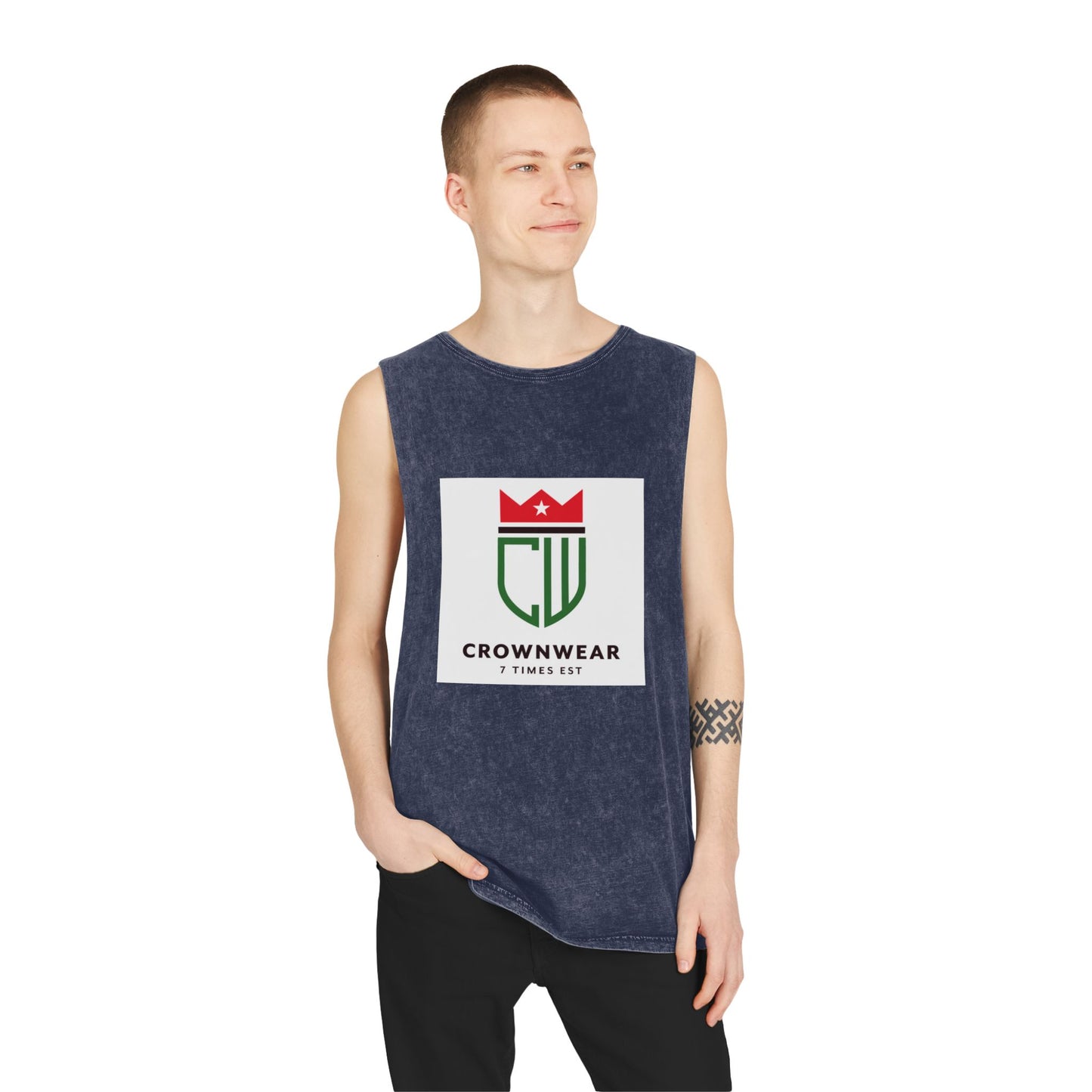 Unisex Stonewash Tank Top