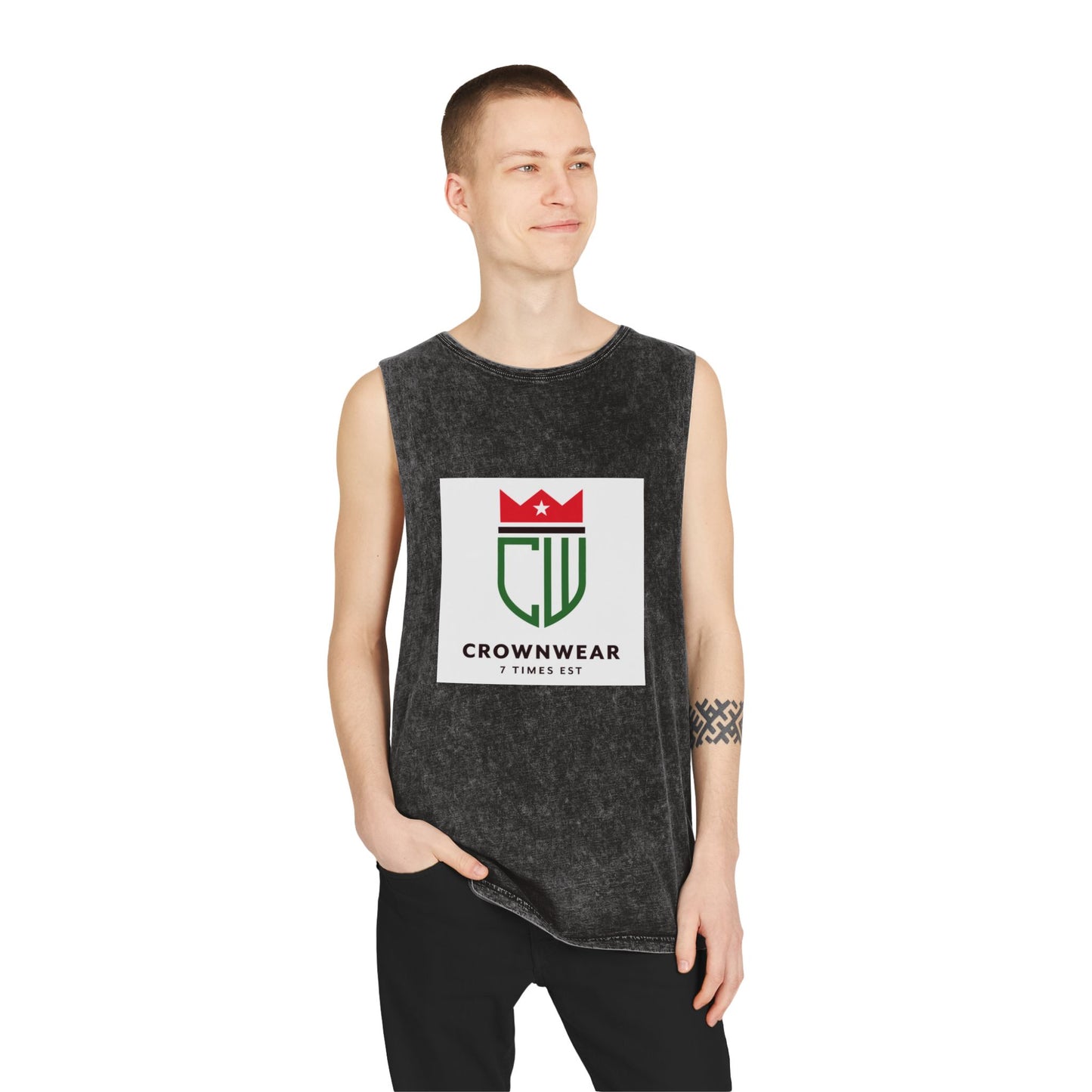 Unisex Stonewash Tank Top