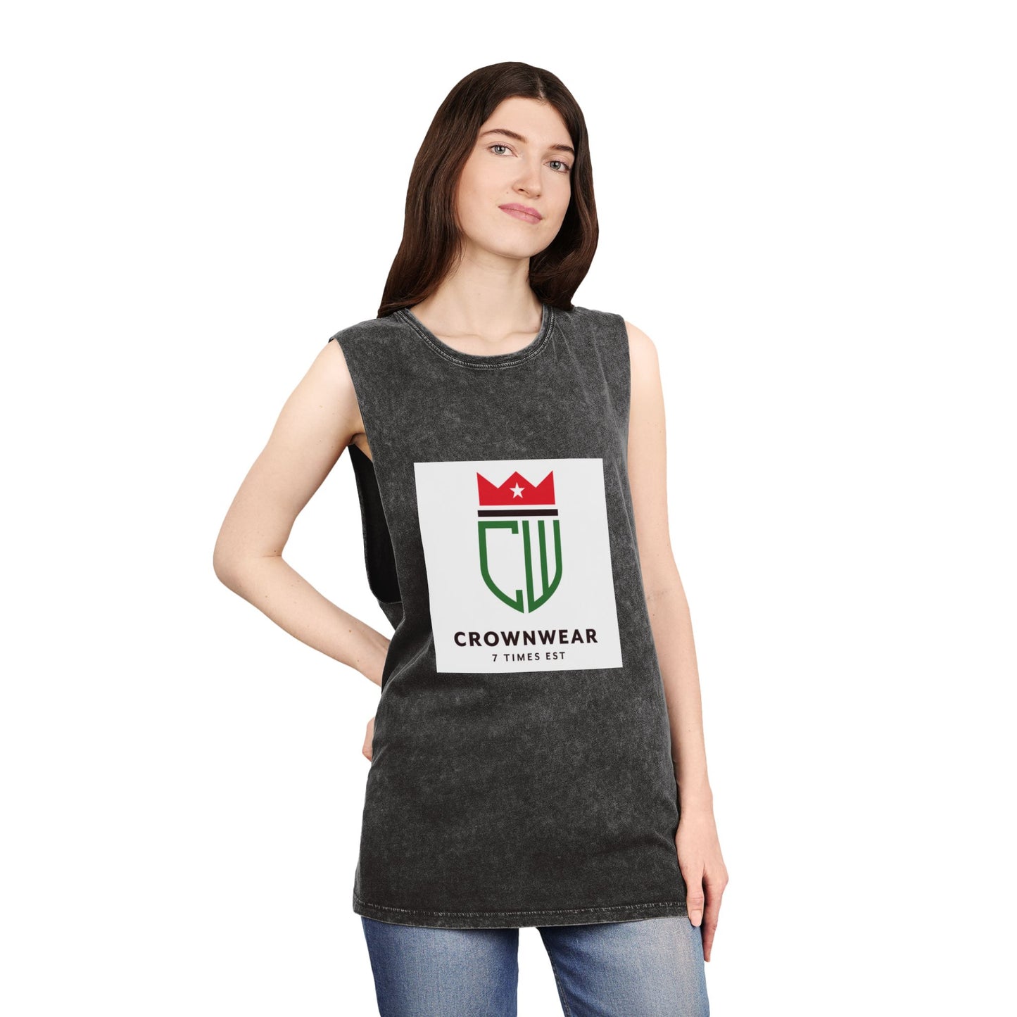Unisex Stonewash Tank Top