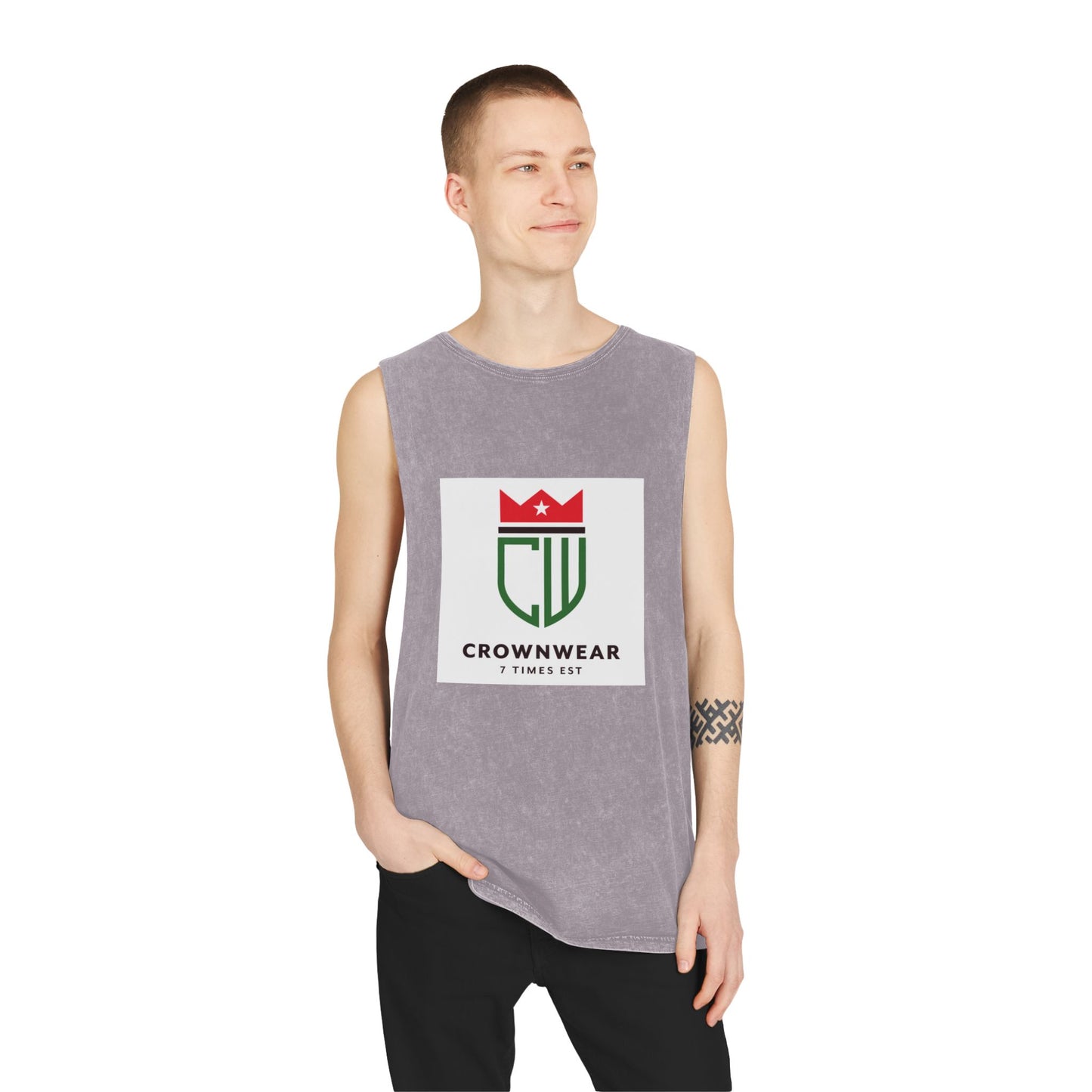 Unisex Stonewash Tank Top