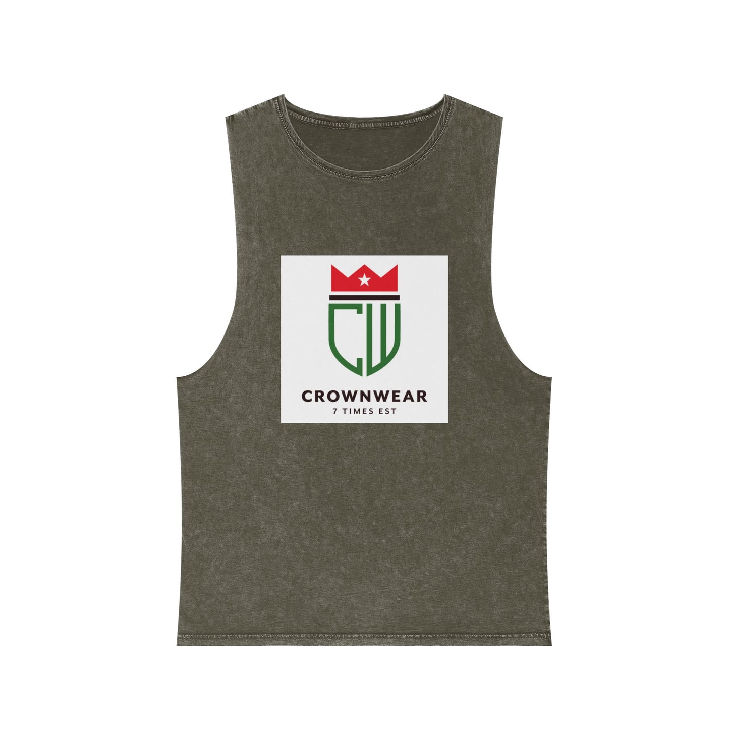 Unisex Stonewash Tank Top