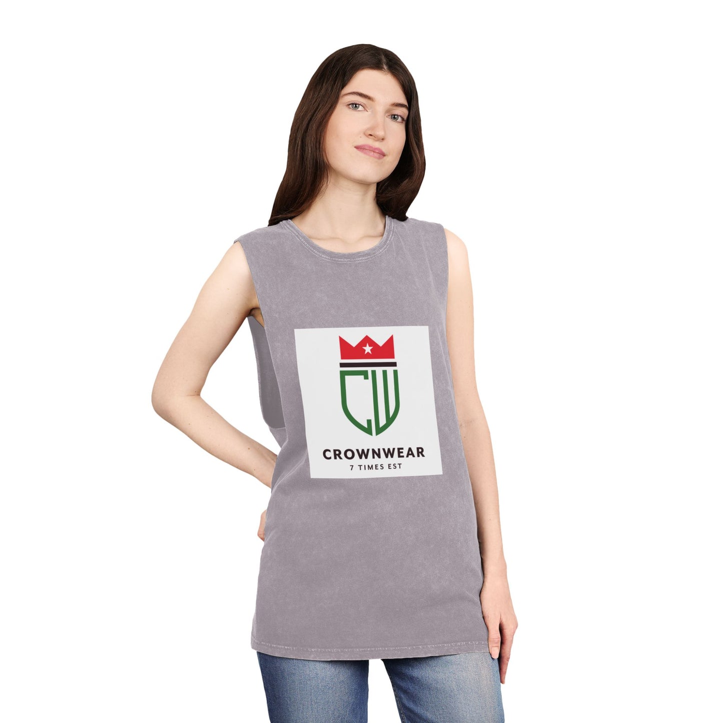 Unisex Stonewash Tank Top